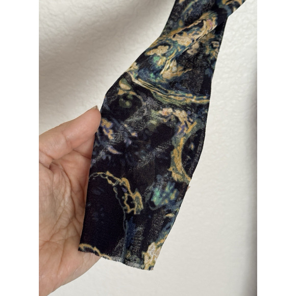 FUZZI Jean Paul Gaultier Mesh Bodycon Dress Whimsigoth Y2K, S - Picture 12 of 13